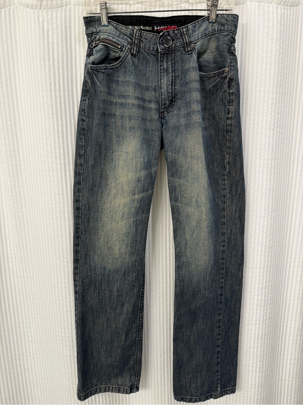 Tony Hawk Men's Faded Blue Straight-Leg Jeans, size 30x32